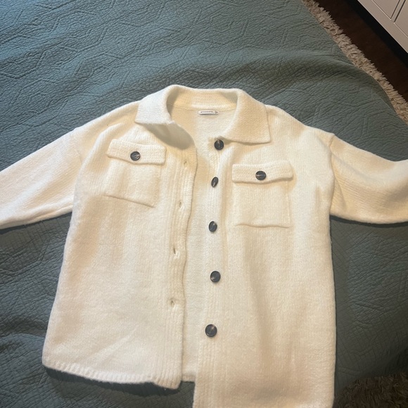 Staccato Sweaters - button down sweater